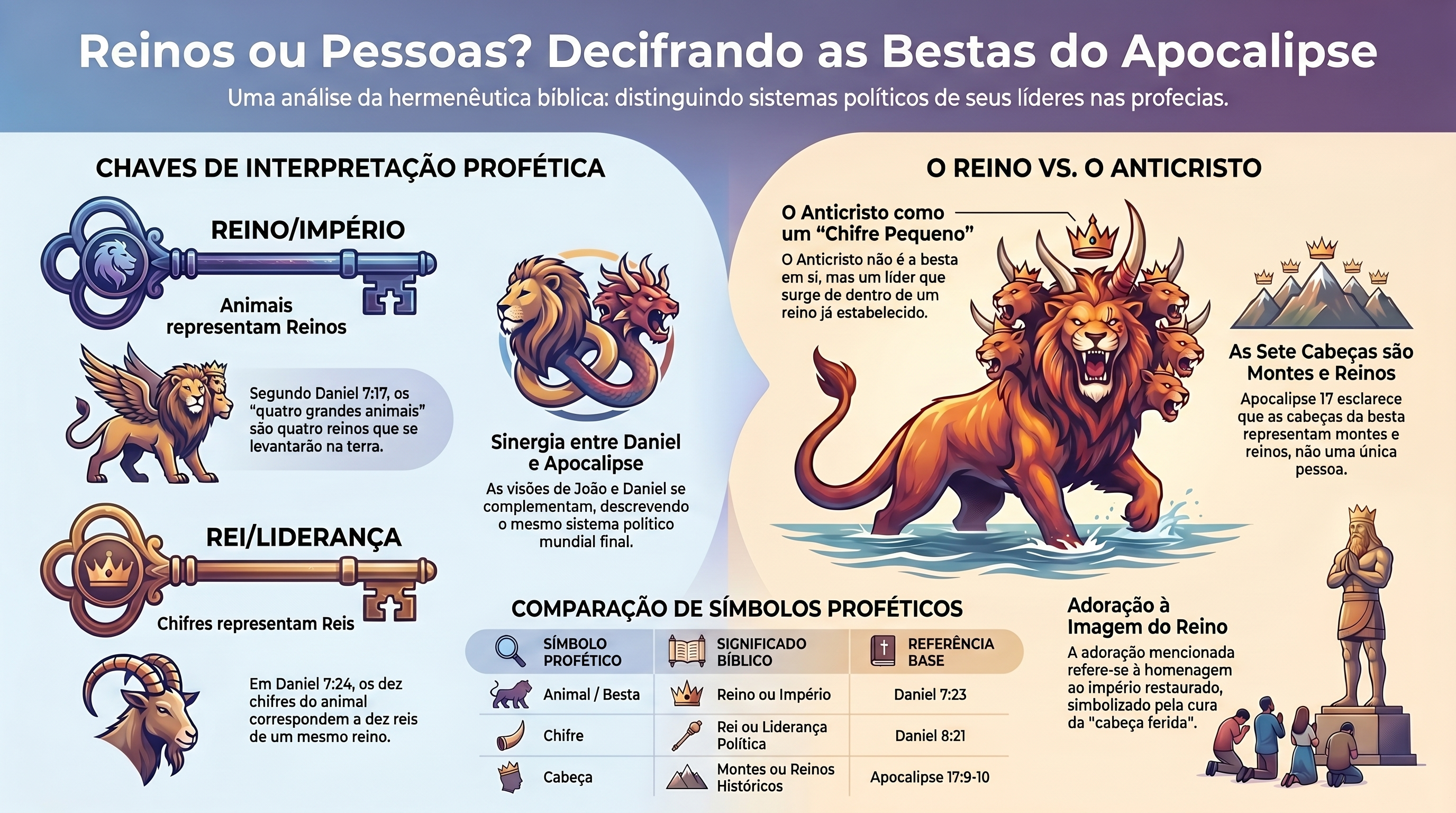  As Bestas de Apocalipse São Reinos ou Pessoas?