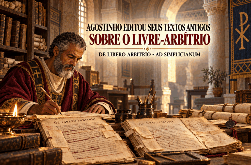  Agostinho Editou seus textos Antigos sobre o Livre-Arbítrio